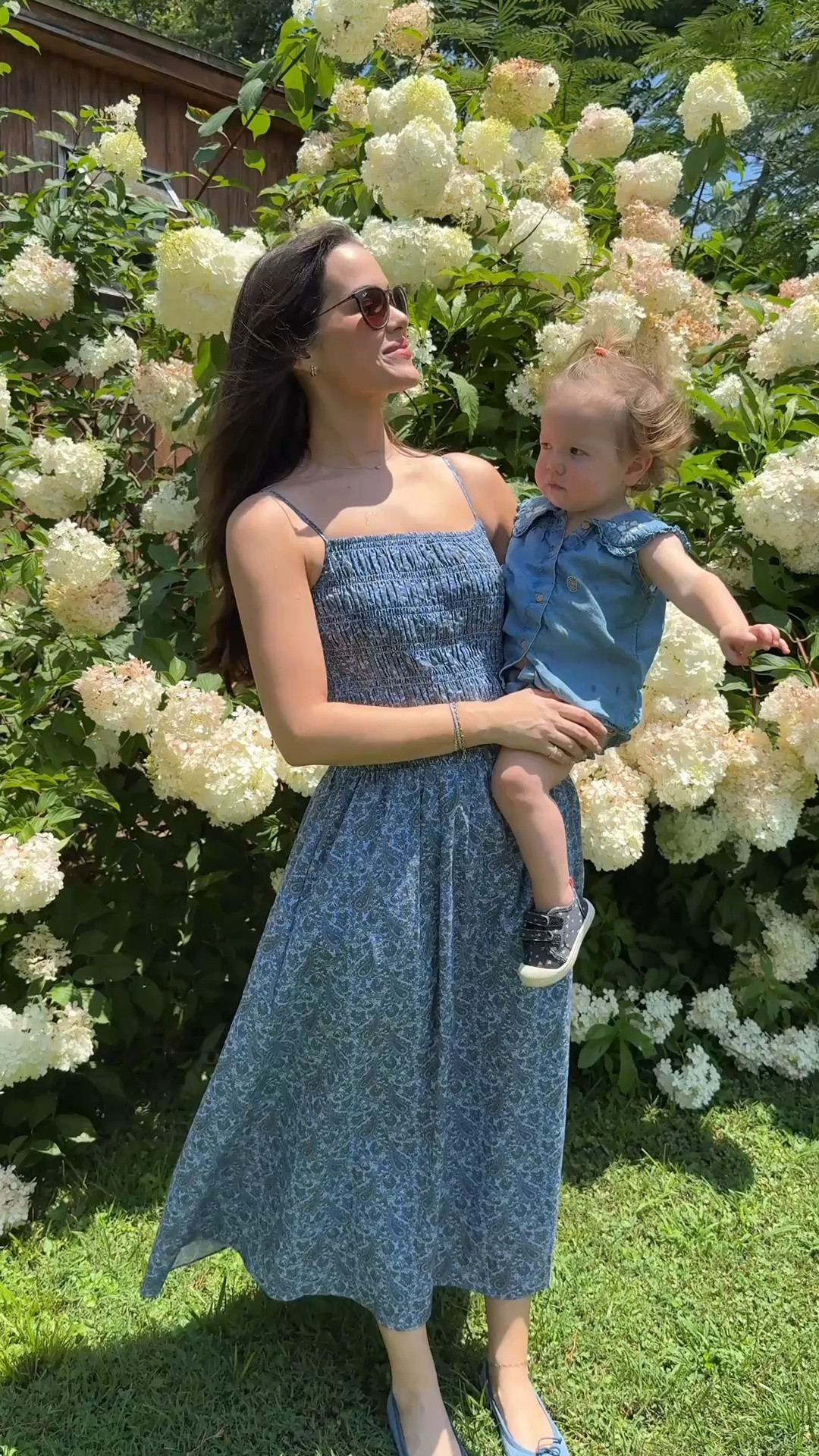 Mommy and toddler coordinating summer outfits, yes please 💙🤍

#LTKmomlife #LTKBaby