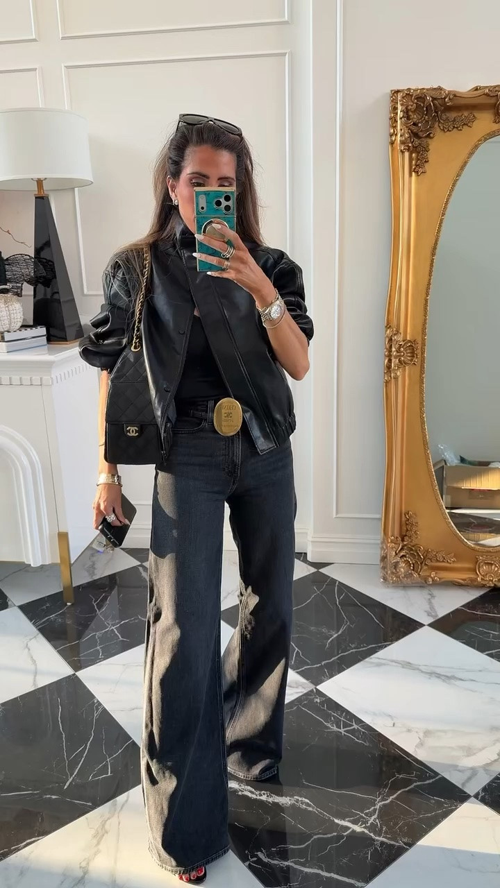 Ok I love these jeans so much! They are crazy flattering and not $700 lol. They are still a splurge but a splurge that is worth it and you’ll get wear out of for years to come! I am in a size 25. Also- I love this jacket - it’s got a funky unique cut and selling fast!!! 

Nordstrom fashion, Dynamite fashion, Fall outfits women, Fall jackets, Wide leg jeans, Gemme Beauty, Emily Gemma

#LTKdayinmylife #LTKgrwm #LTKmomlife