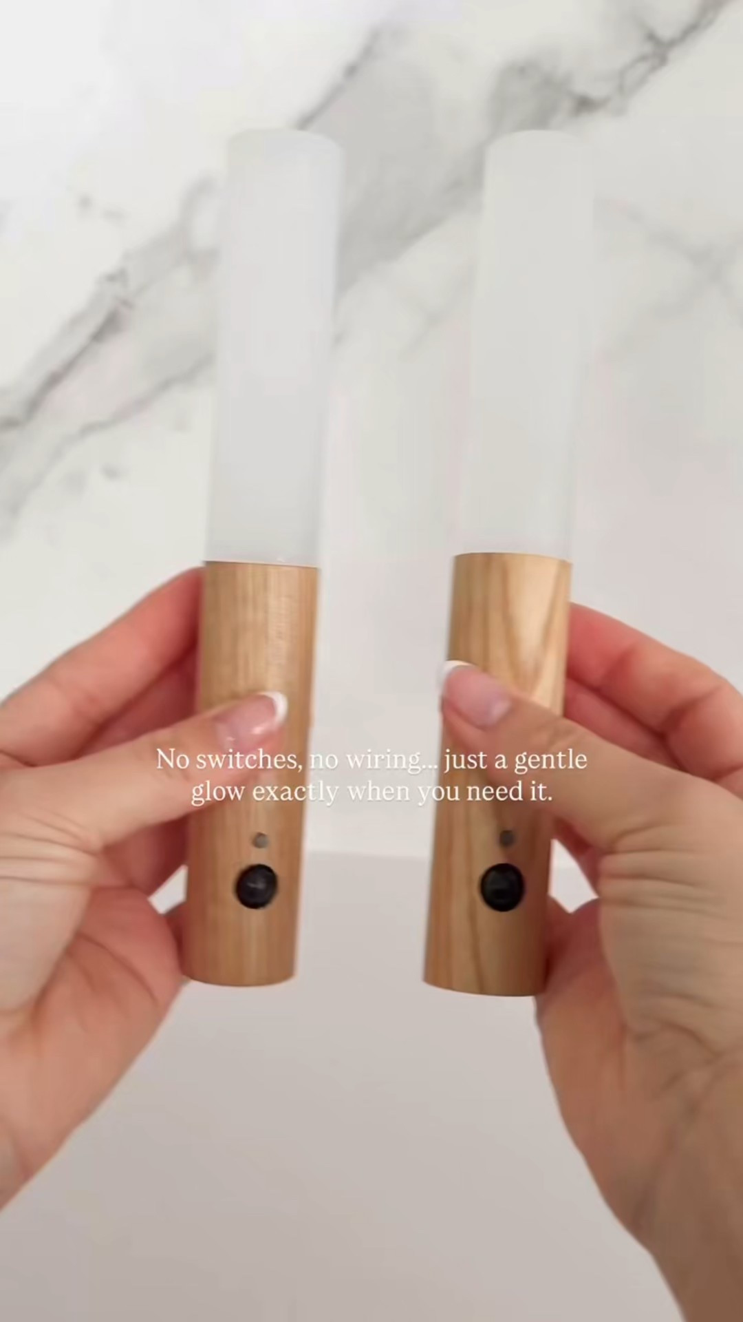 These little wooden motion-sensor lights are the sweetest blend of cozy and smart. ✨ Rechargeable, portable, and magnetic… perfect for hallways, stairways, bedrooms, or those late-night tiptoe moments with kids. A tiny glow that makes your home feel safer, softer, and a little more magical. 🤍  SHOP : https://amzn.markable.ai/GISguZNx  #HomeEssentials  #CozyHomeFinds  #NightLightMagic 

#LTKmorningroutine #LTKmomlife #LTKHome