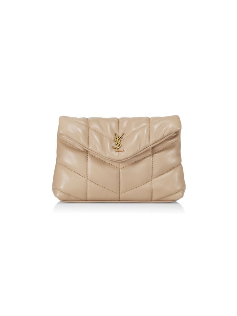Saint Laurent Quilted Leather Clutch - YSL  | Saks Fifth Avenue