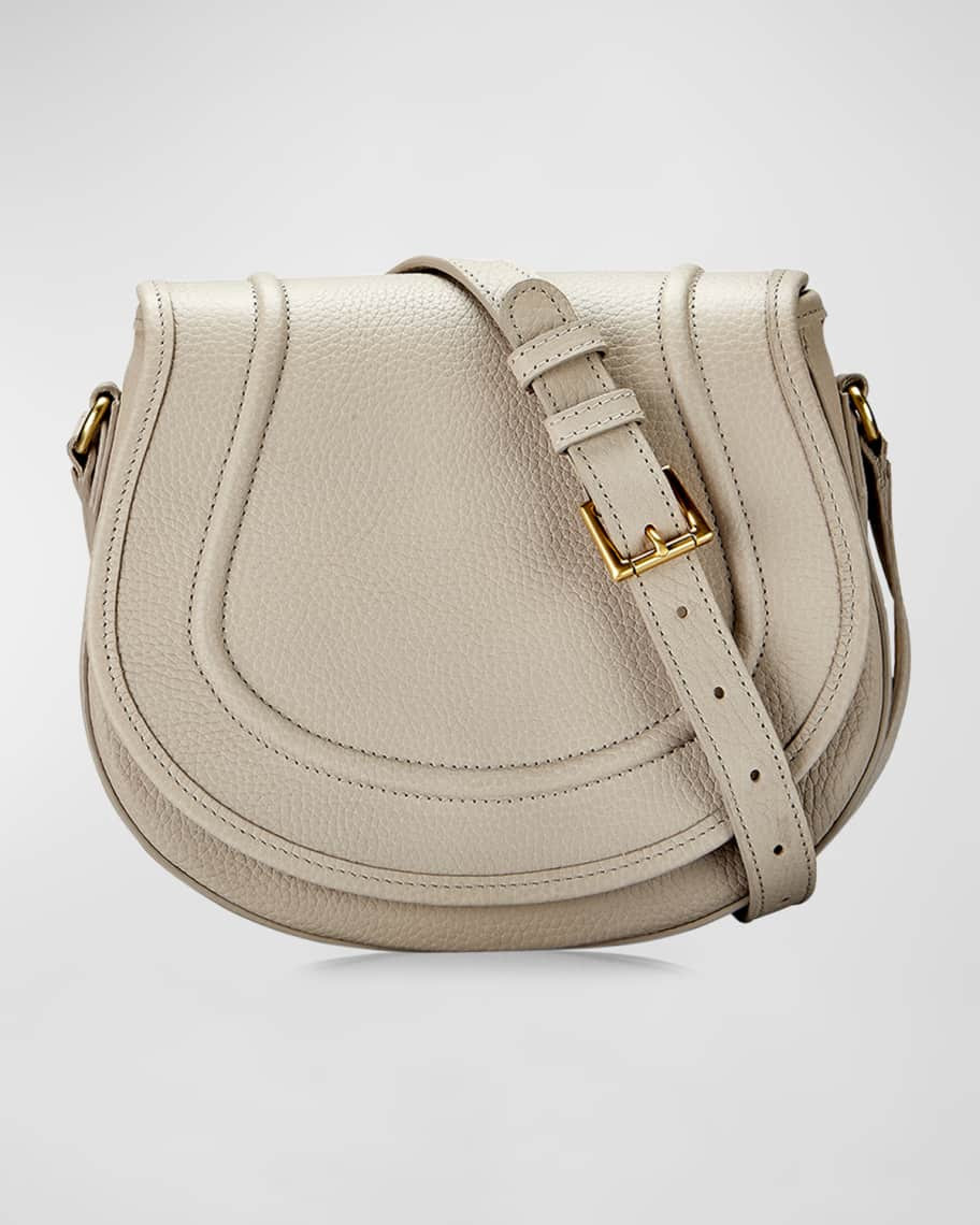 Gigi New York Jenni Saddle Leather Crossbody Bag | Neiman Marcus