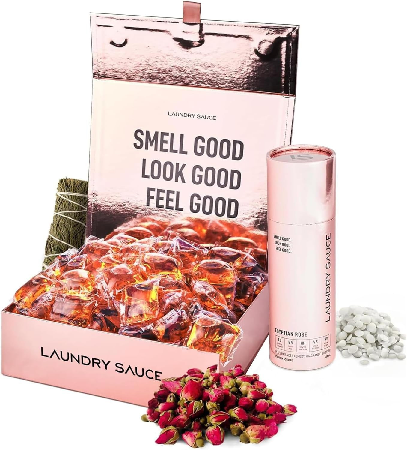 Laundry Sauce - Pods & Scent Booster Bundle (Egyptian Rose), Essential Oils, 69ct | Amazon (US)