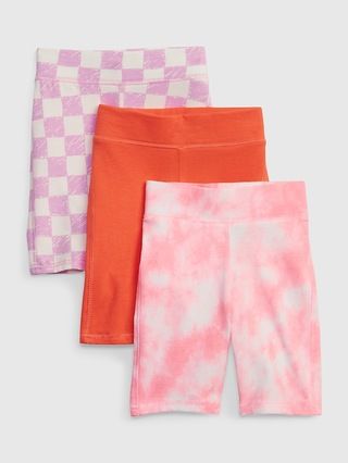 Toddler Organic Cotton Mix and Match Biker Shorts (3-Pack) | Gap (US)