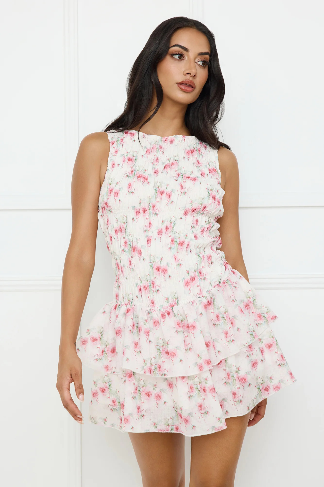 Sunset Sway Mini Dress Pink | Hello Molly (US)