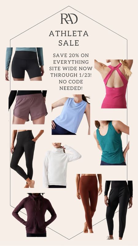 Save on activewear from Athleta! They have 20% off everything site wide until 1/23!

#Athleta #activewear

#LTKsalealert