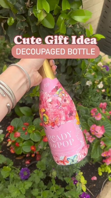 We tried this decoupage technique to take our @drinkreadytopop bottle to the next level and it came out so cute! 😍 This is the perfect way to get creative and customize your next non-alcoholic champagne! 🙌💕 

#LTKGiftGuide #LTKbaby #LTKbump