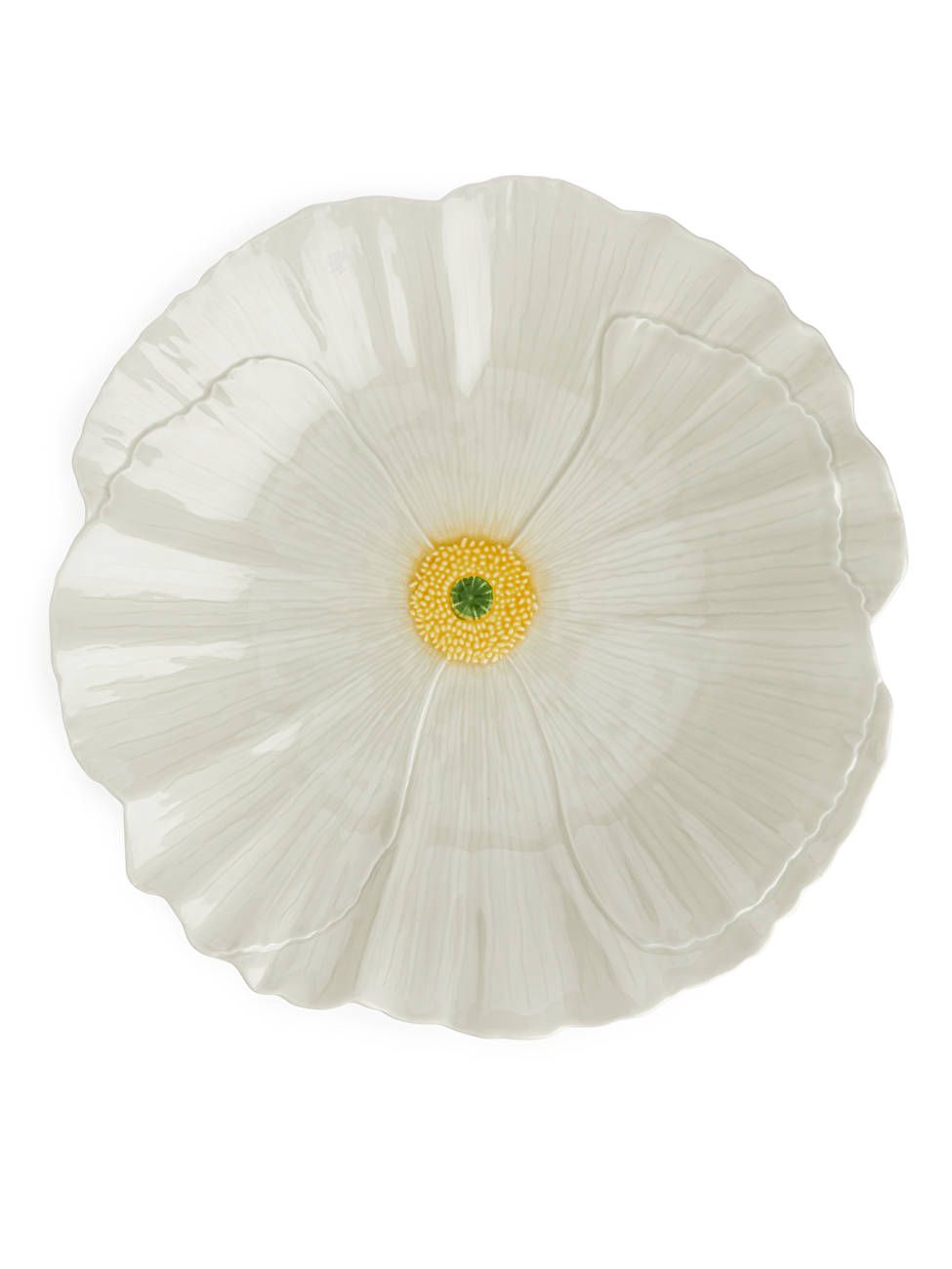 San Raphael Wild Flower Centrepiece Plate, 40 cm - Off White - ARKET PT | ARKET (US&UK)