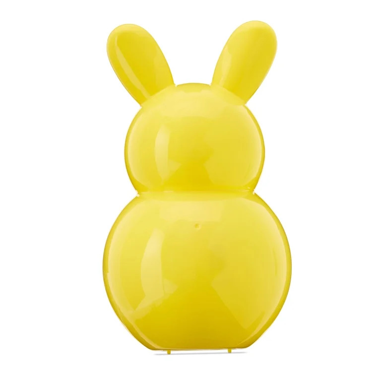 Plastic Bunny Container, Yellow, 10.25", Easter by Way To Celebrate | Walmart (US)