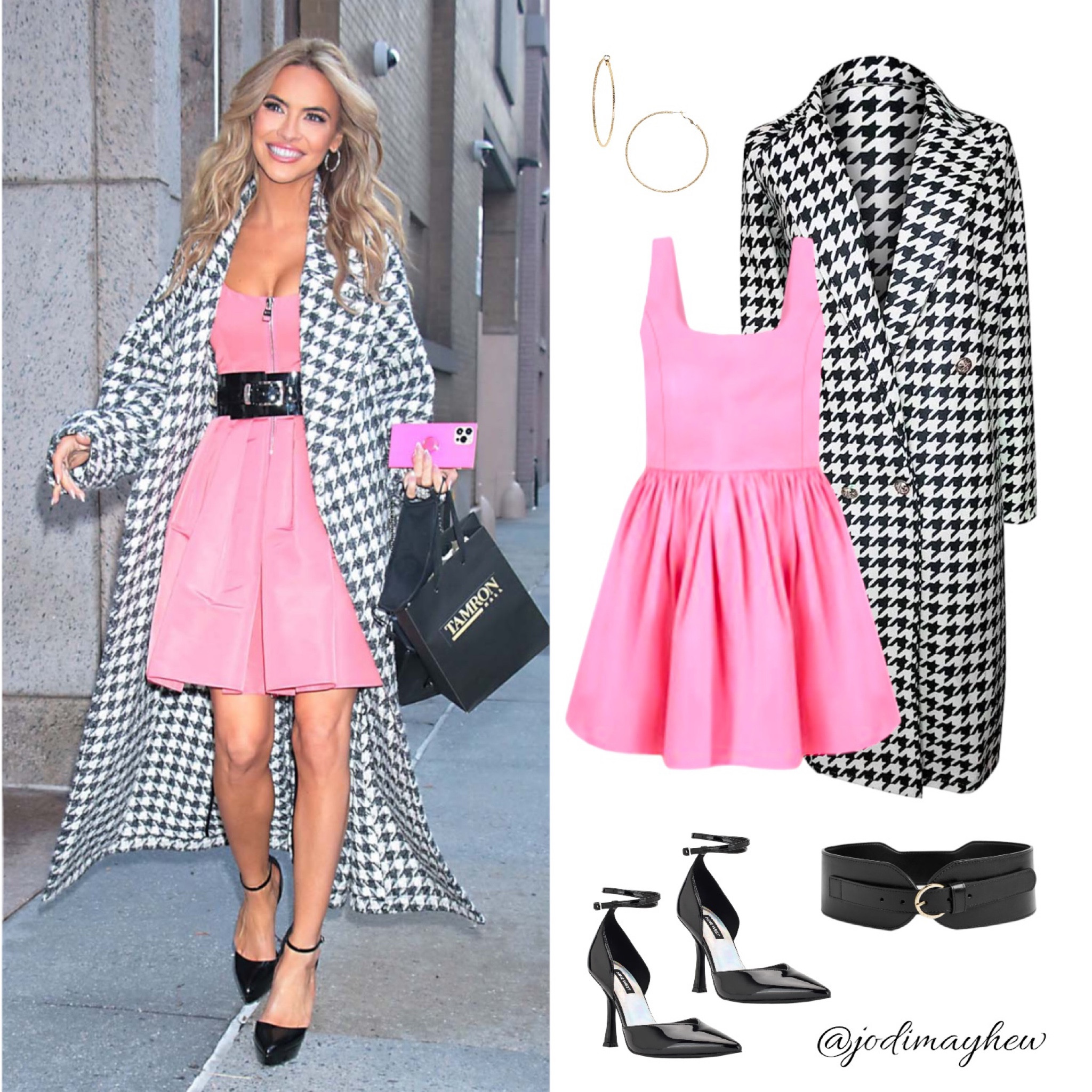 Chrishell Stause Outfit Inspo 🖤…

#mini #flare #dress #pink #houndstooth #long #coat #jacket #floor #plaid #black #white #patent #pumps #heels #shoes #belt #waist #fitted #gold #hoop #earrings #classic #outfit #ideas #womens #date #event #party #summer #affordable #celeb #style #work #poplin #a-line #barbie 

#LTKstyletip #LTKFind #LTKworkwear