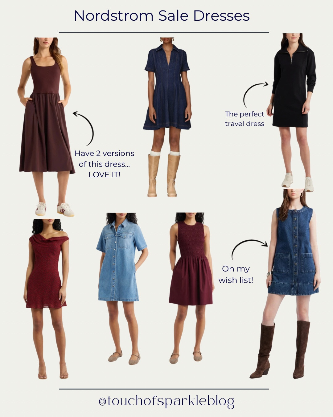 Nordstrom Sale Dresses! 

I was a little disappointed in the dress selection this year, but I did find some really cute options! These dresses can be worn now and styled into the fall season!

#LTKSaleAlert
