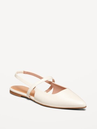Pointed Toe Slingback Flats | Old Navy (US)
