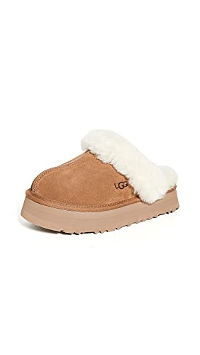 UGG Women's Disquette Slipper, Chestnut, 10 | Amazon (US)
