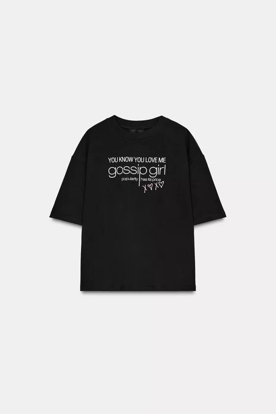 GOSSIP GIRL™ SHORT SLEEVE T-SHIRT | Zara US