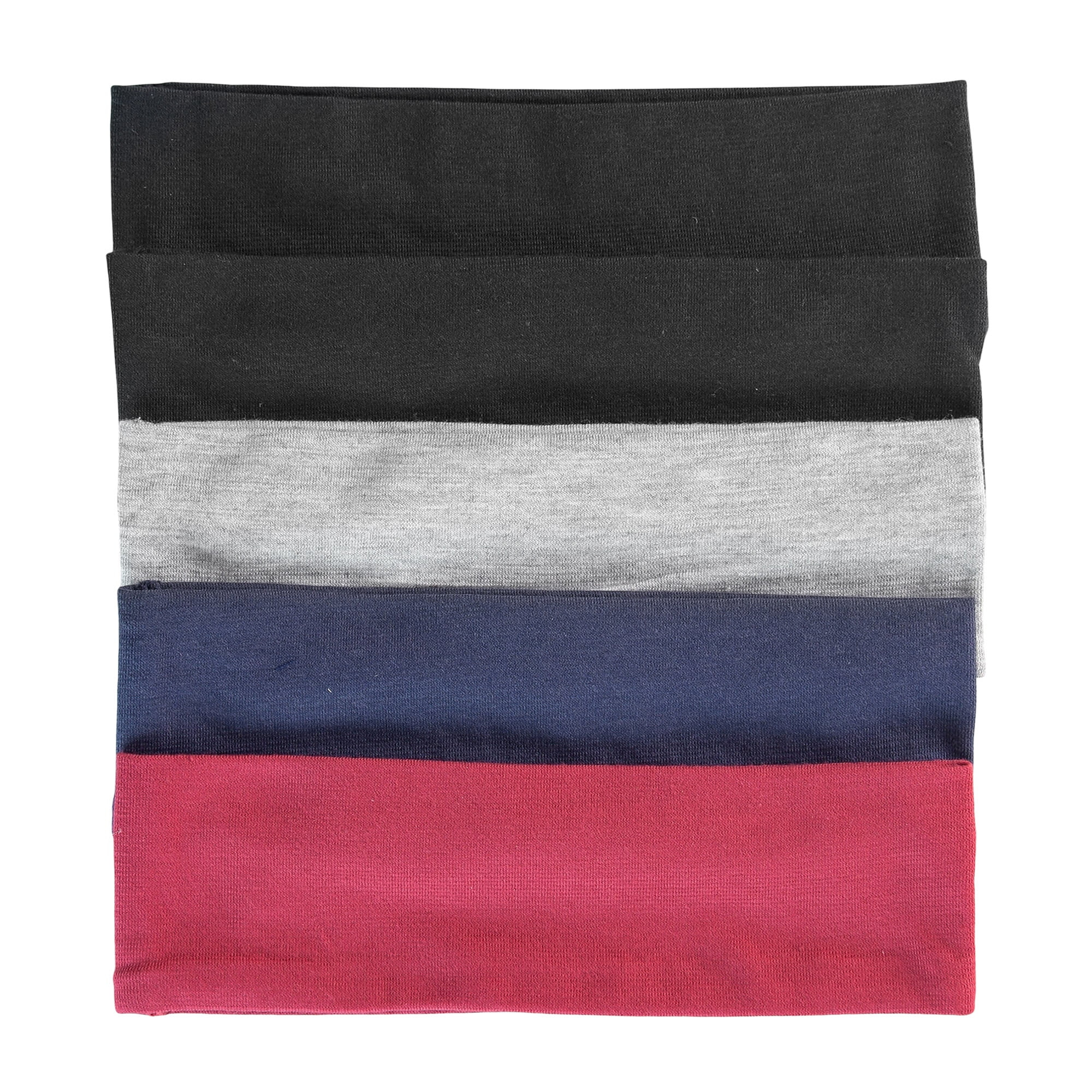 Scunci Classic Knit Headwrap Fabric Headband, Multicolor, 5 Count | Walmart (US)