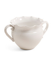 Made In Italy 19.75in Ceramic Cachepot Planter | Plants & Planters | Marshalls | Marshalls