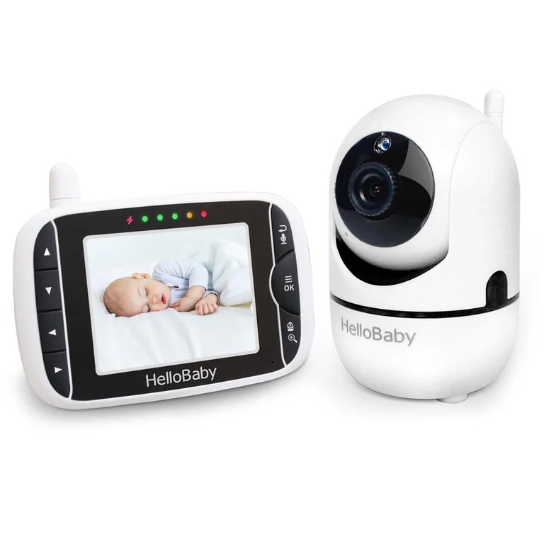 Baby Monitor with Remote Pan-Tilt-Zoom Camera,HelloBaby 3.2 inch Video Baby Monitor HB65 with Cam... | Walmart (US)
