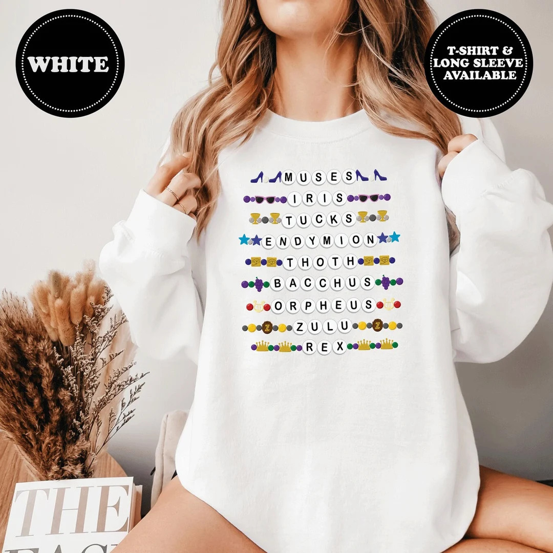 Mardi Gras Parade Sweatshirt New Orleans Krewe Sweatshirt New Orleans Tee Parade Sweatshirt Fat T... | Etsy (US)