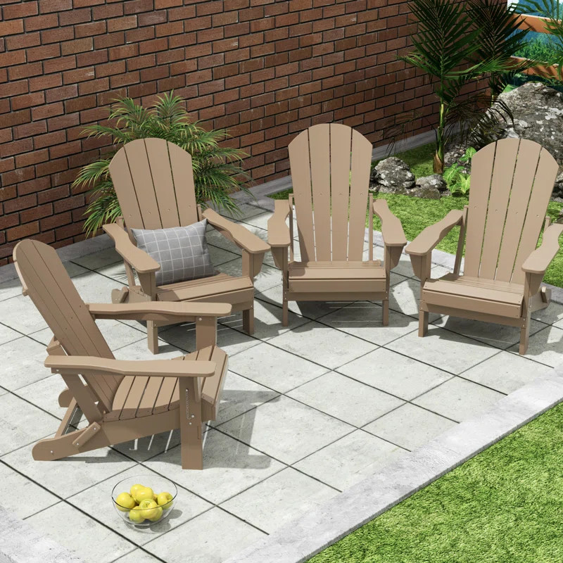 Shawnna Plastic Folding Adirondack Chair | Wayfair North America