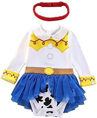 Dressy Daisy Baby Girls Cowgirls Princess Onesie Costume Romper Bodysuit Halloween Birthday Dress... | Amazon (US)