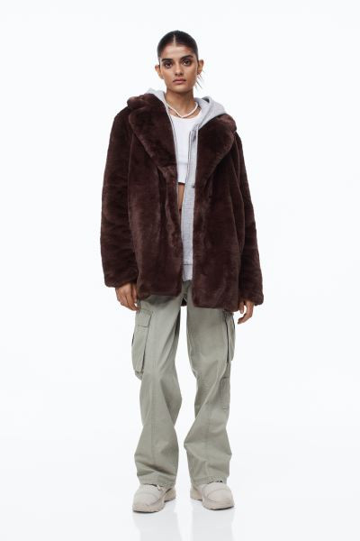 Single-breasted Faux-fur Jacket | H&M (US + CA)