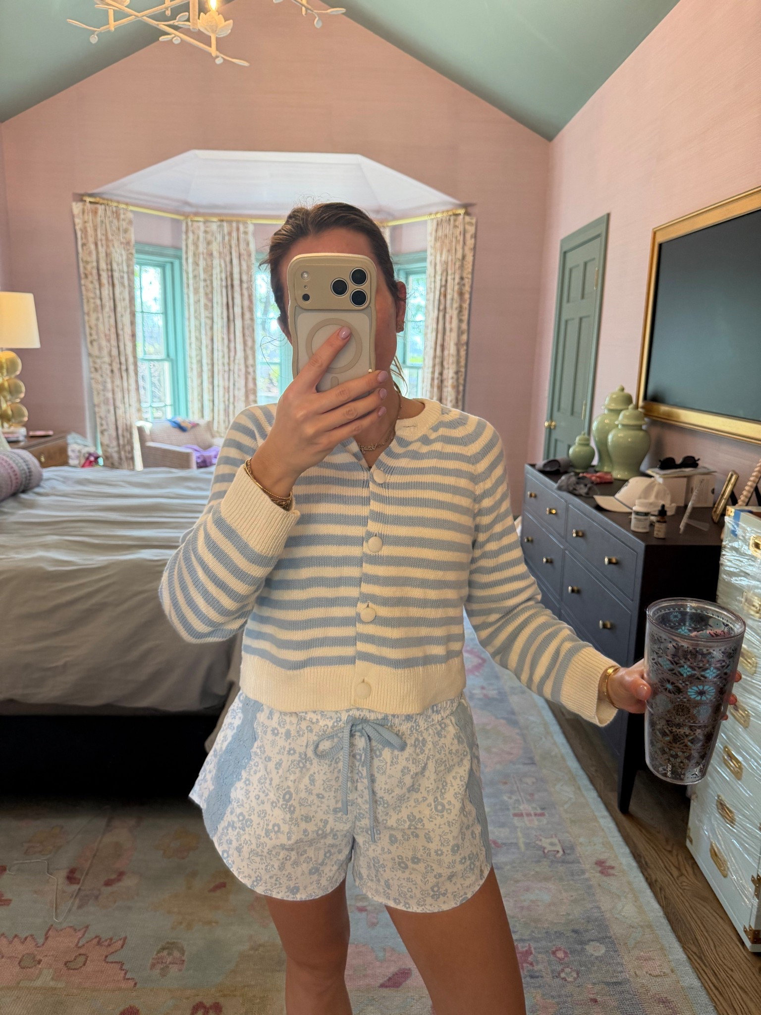 Cutest little shorts & sweater for spring — wearing a small short & xsmall sweater 

#LTKSeasonal