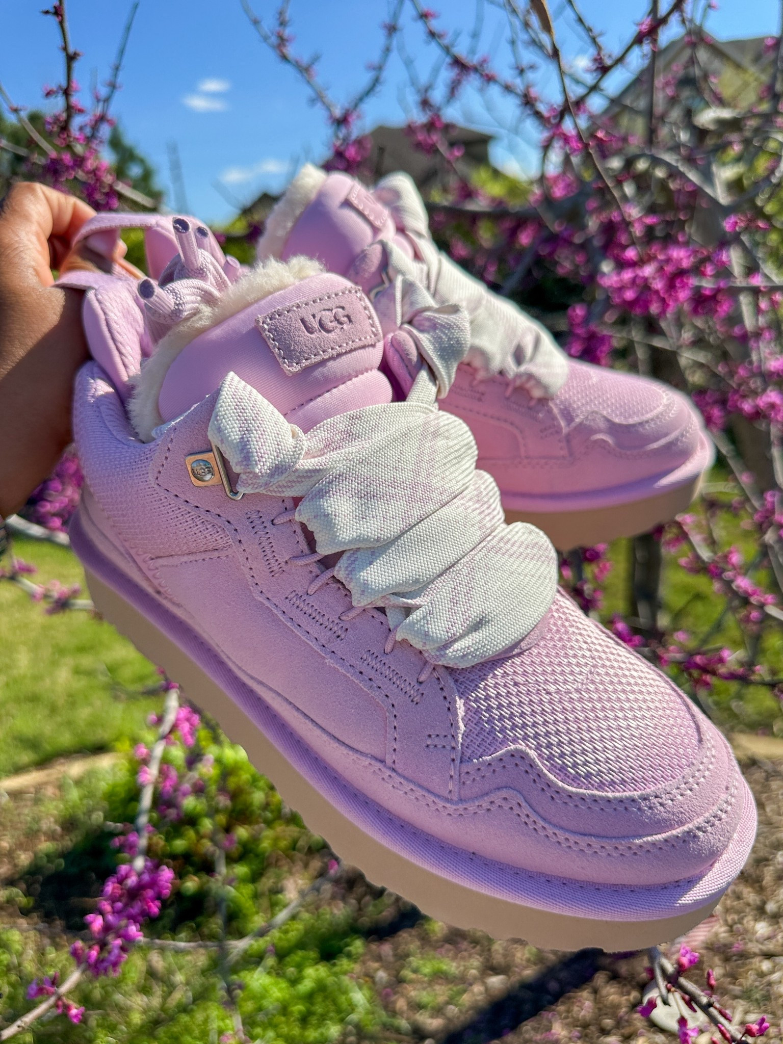 Womens UGG® Lowmel Sneaker - Pink Diamond #ugg #journeys #sneakers #shoes #sneakersaturday 