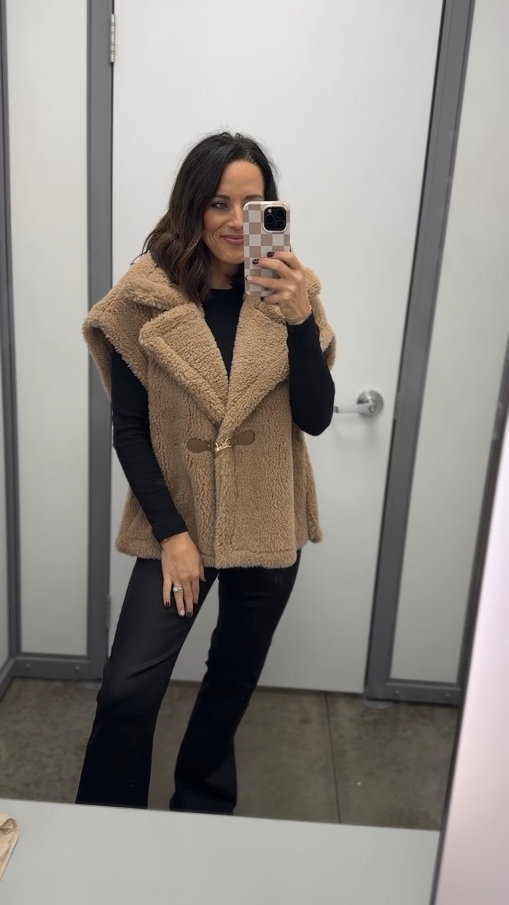 Y’all this faux shearling vest looks and feels designer! It’s so soft and warm, the perfect piece to add to your fall and winter wardrobe. Commission links - Walmart partner. Faux fur vest, women’s vest, winter essentials, cozy vibes, Walmart finds, VintagePickinn

#LTKHoliday #LTKSeasonal #LTKStyleTip