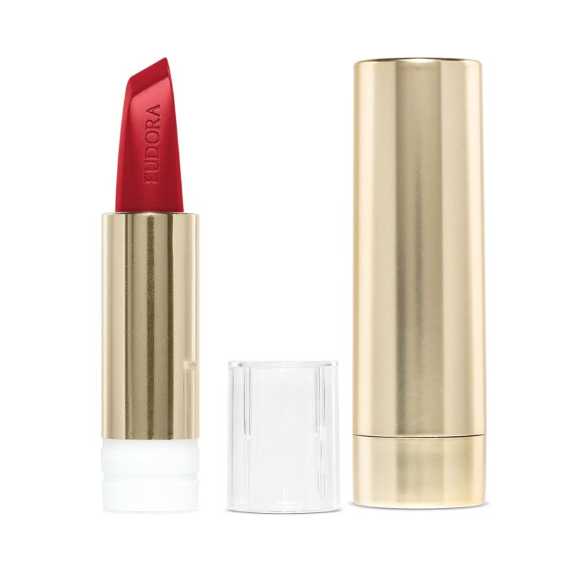 Combo Sofisticada e Envolvente: Batom Vermelho 3,4g + Case Dourado | Eudora (BR)