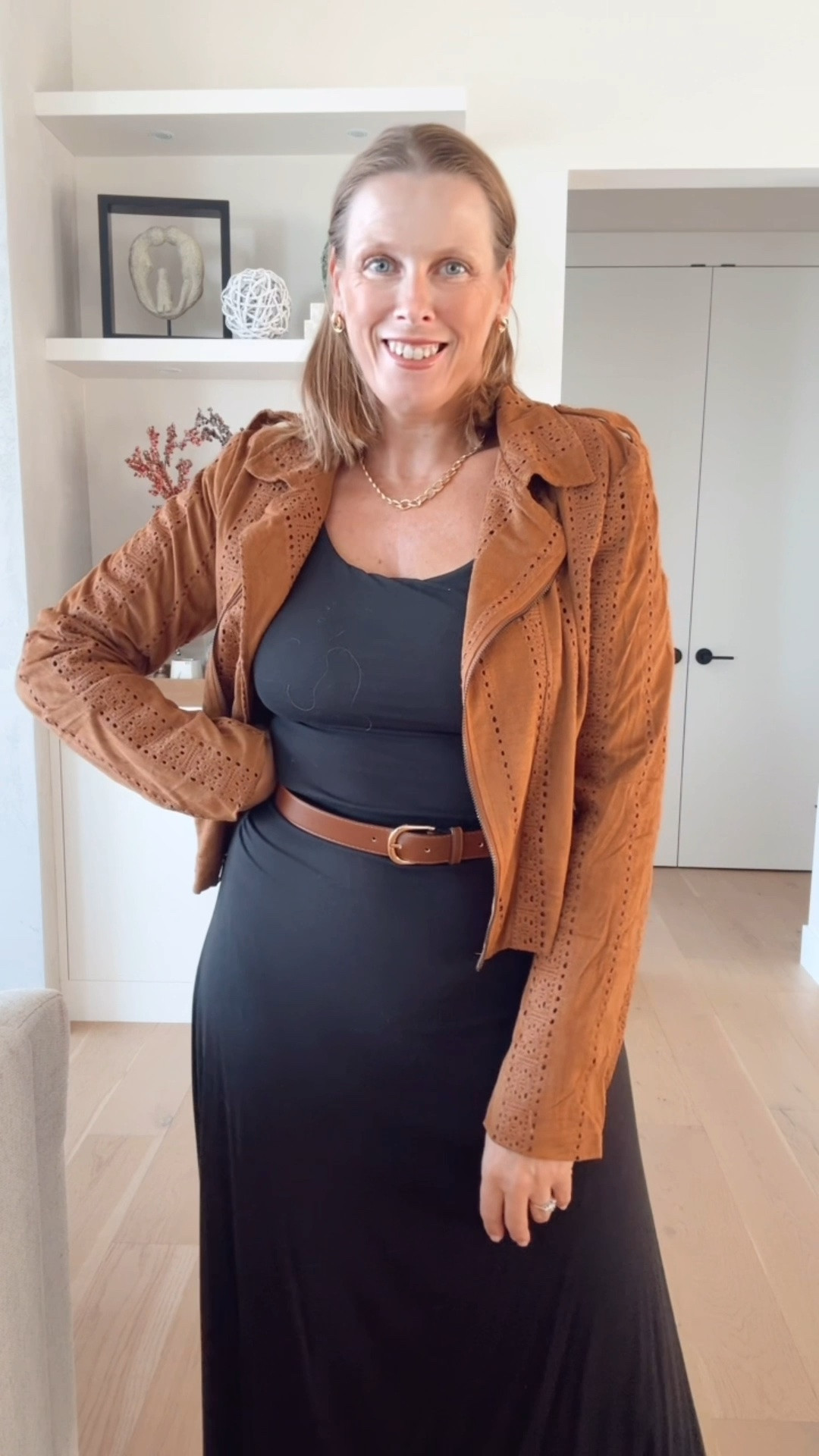Elevated casual fall look

Swede jacket, black dress, fall dress, style over 50, elevated casual look

#LTKootd #LTKSeasonal #LTKMidsize