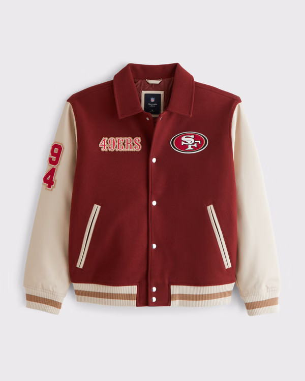 Kansas City Chiefs Varsity Bomber Jacket | Abercrombie & Fitch (US)