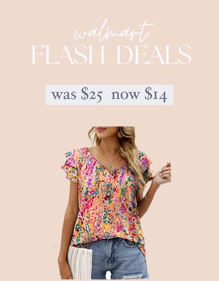 Walmart flash deals now $14 top

#LTKSaleAlert #LTKMidsize #LTKFindsUnder50