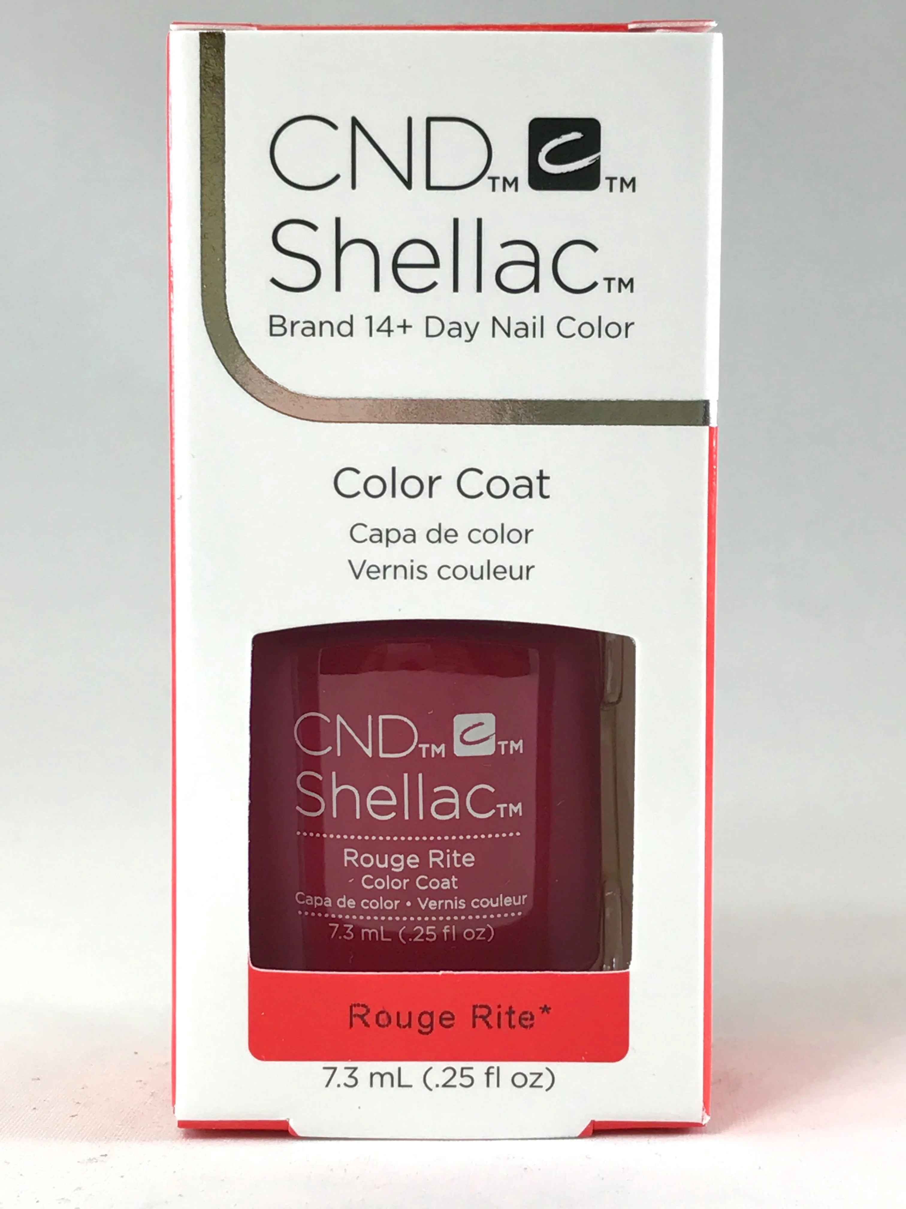 CND Shellac UV Gel Nail Polish Rouge Rite 0.25 oz. | Walmart (US)