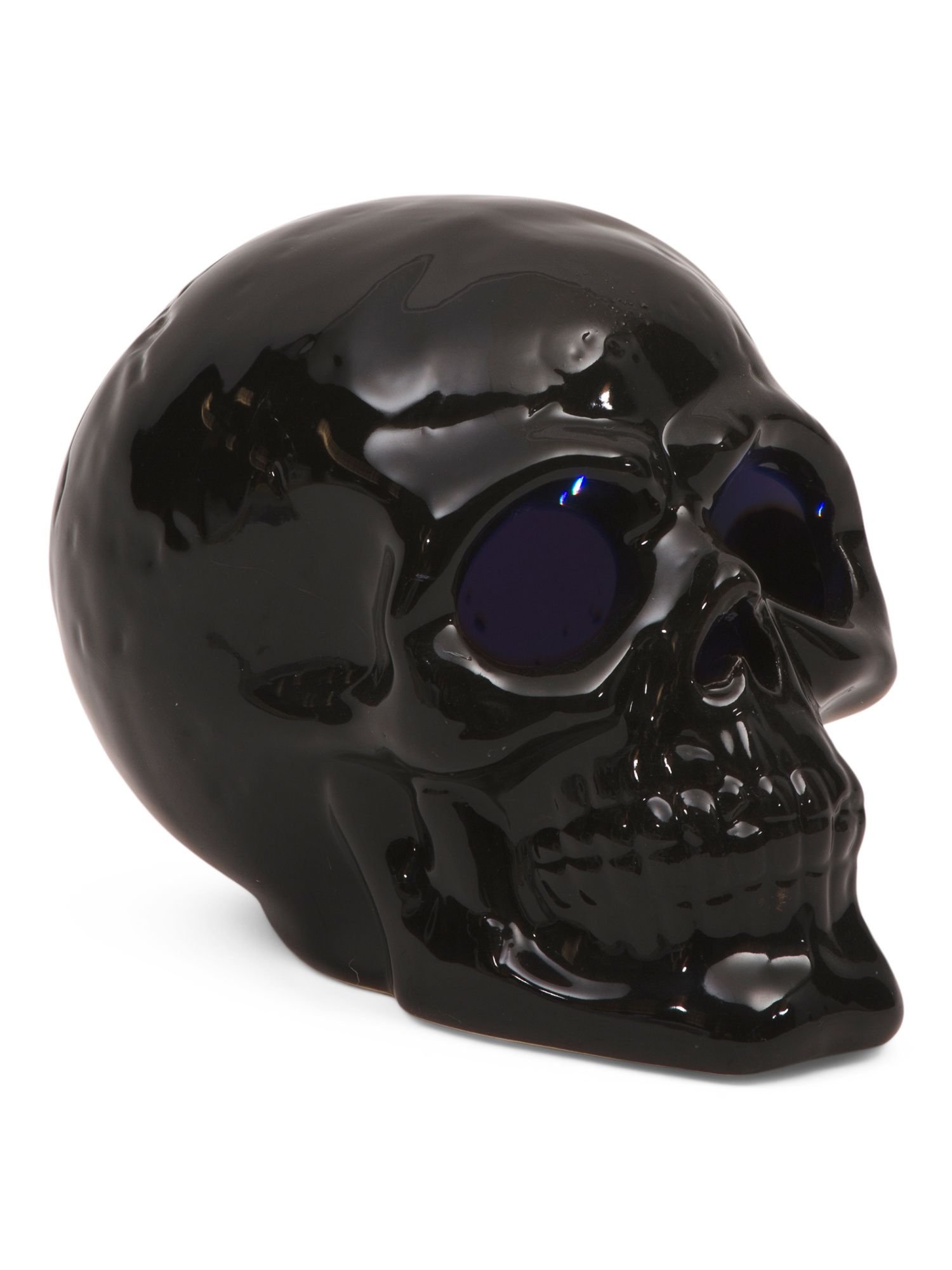 7.2in Led Stoneware Skull | TJ Maxx