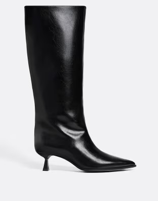 Stradivarius - Bottines à petit talon - Noir | ASOS (Global)
