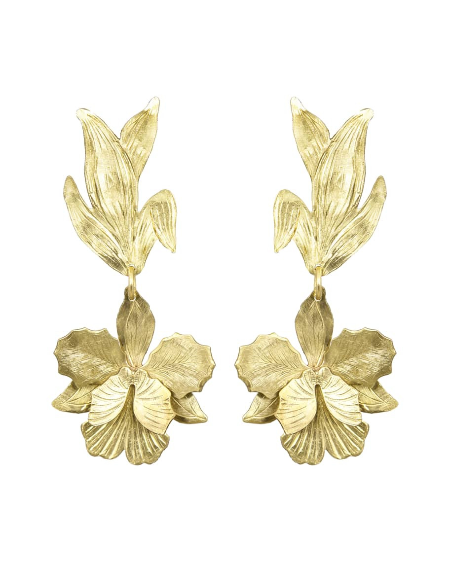 We Dream in Colour Gold Laela Earrings | Neiman Marcus