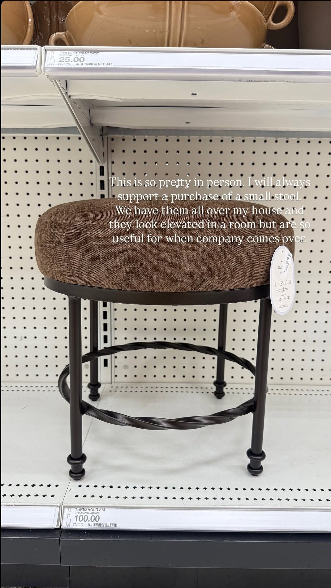 Stools are just one of those things that if I love it I grab it. There are SO MANY uses for it in a home. I have have them all over. 

 #LTKmomlife #LTKHome