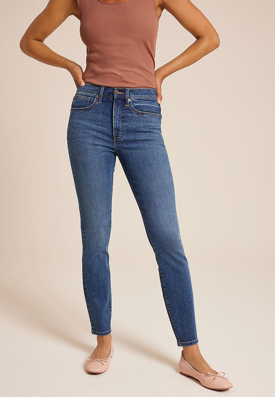 m jean High Rise Sculpt Skinny Jean | Maurices