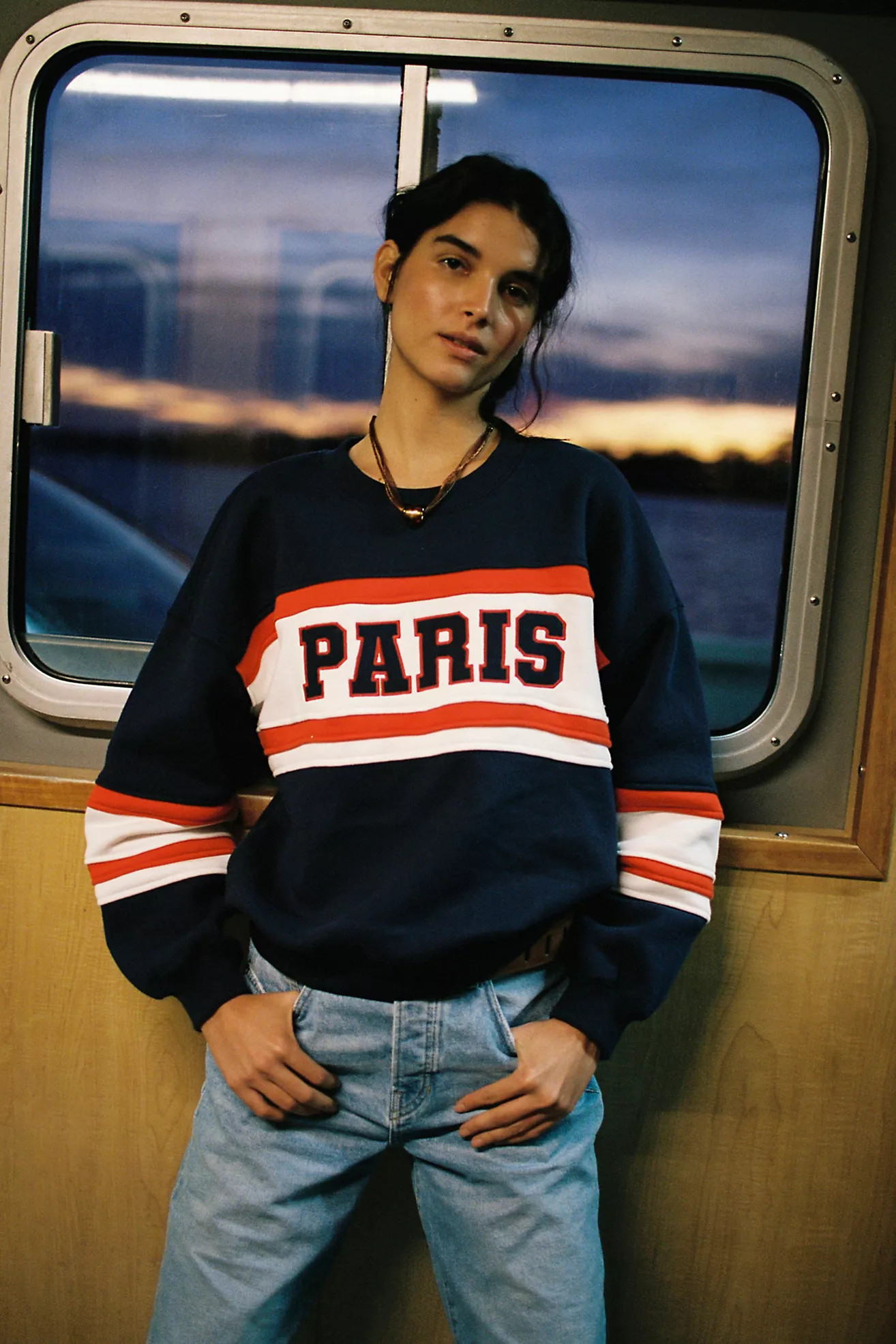 Chaser Paris Crewneck | Free People (Global - UK&FR Excluded)