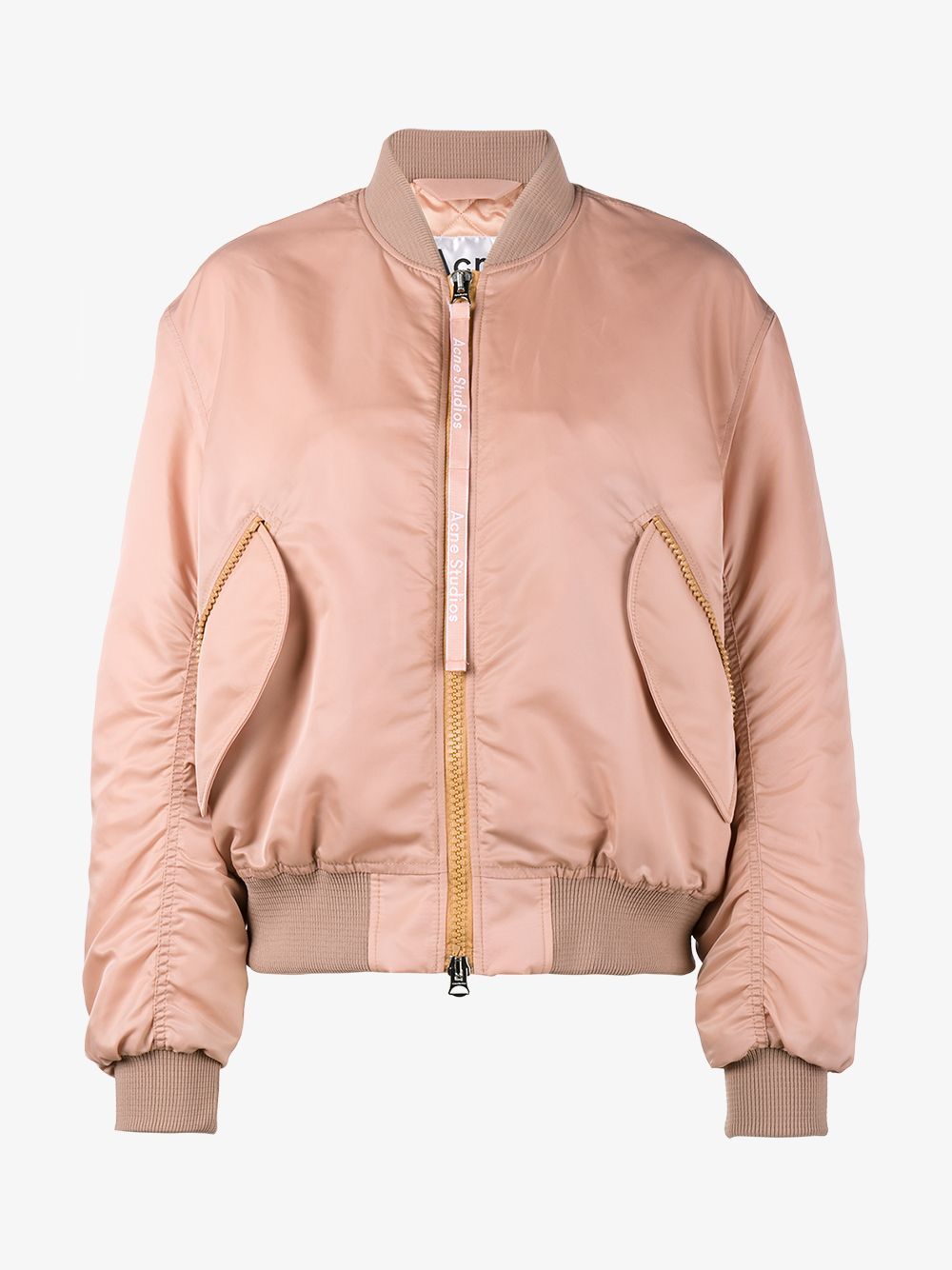 Acne Studios Pink Clea bomber jacket | Browns Fashion