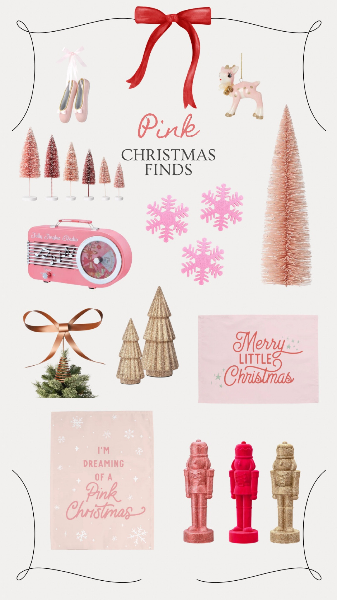 Pink Christmas decor finds for the girls’ room 💗🎄

#LTKHoliday #LTKSeasonal