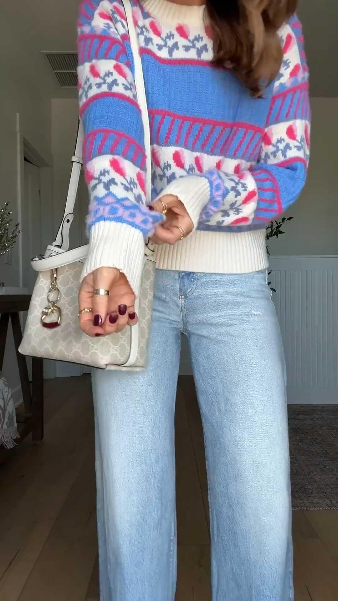 Obsessed with this new Target sweater for spring in XXS. Rag & Bone Miramar ankle sweatpants jeans in 23 - 100% cotton and most people need to size down 1! Spring outfit. Winter outfit. My outfit of the day. Elevated casual outfit. Mom outfit. 