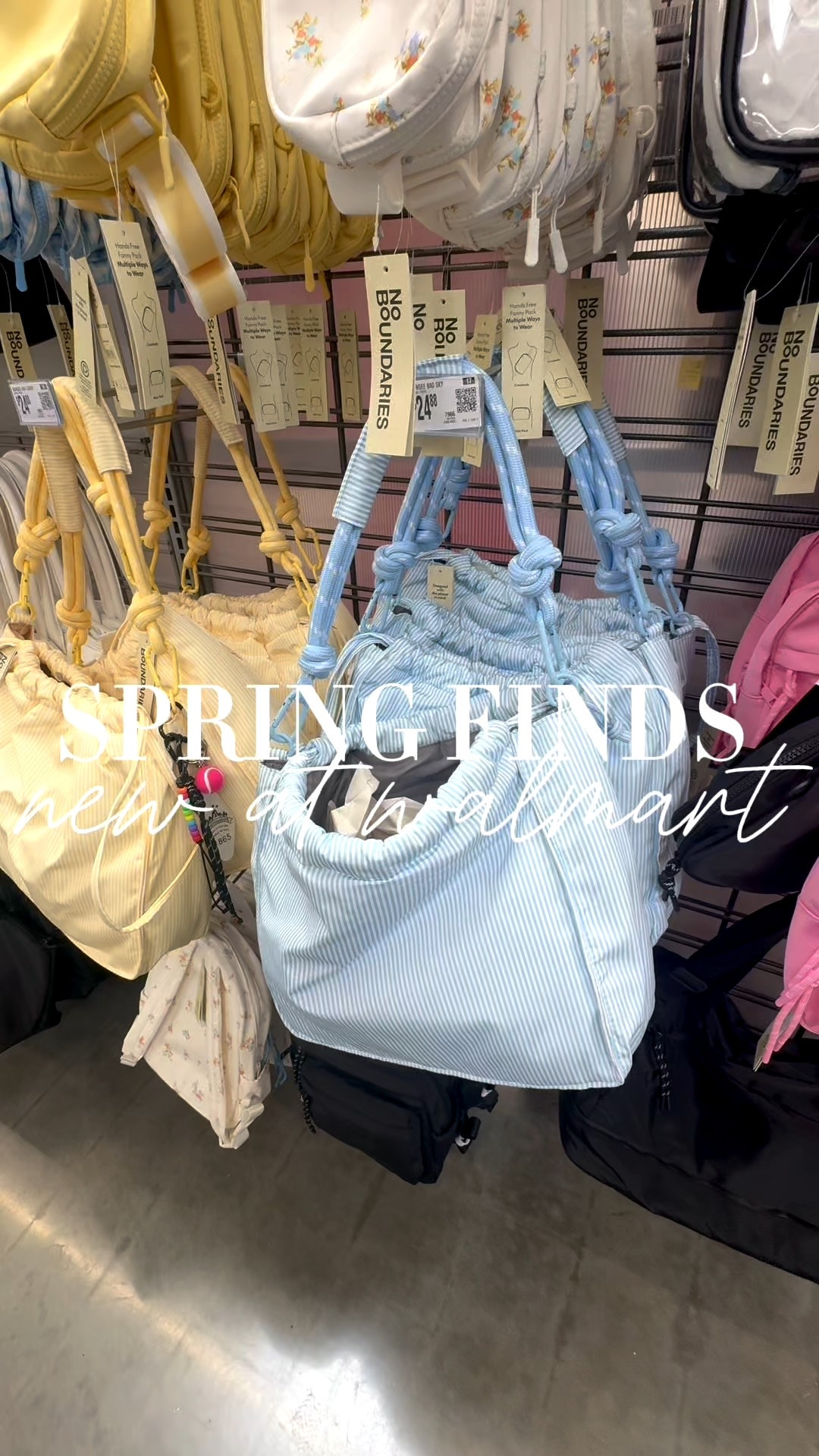 New bag arrivals at Walmart! 🌷