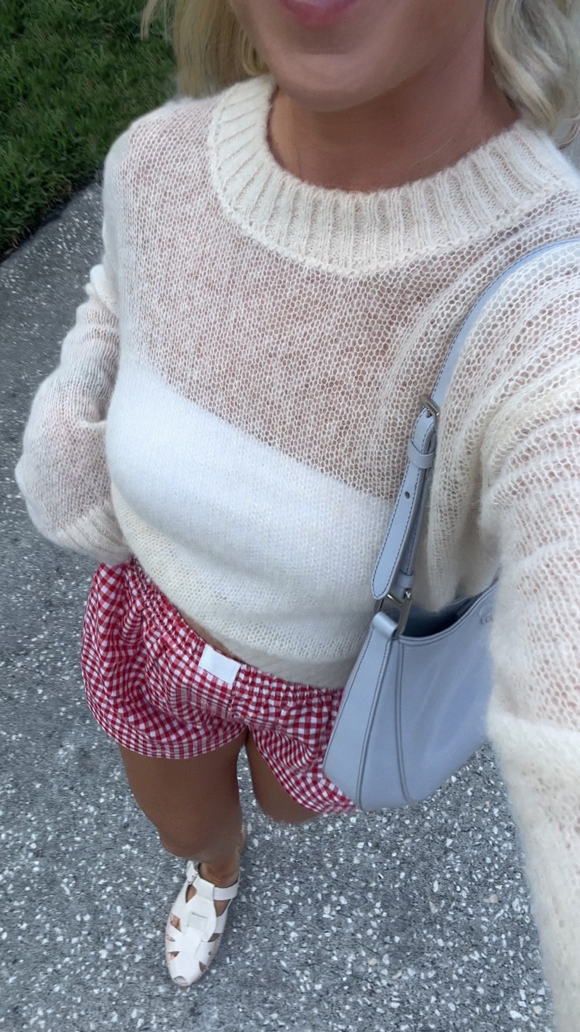 sweater: small
boxer shorts: small
flats: TTS
bag: CARLY50 for $$ off at Keeks Hangbags!

#LTKSeasonal #LTKGiftGuide #LTKshoecrush