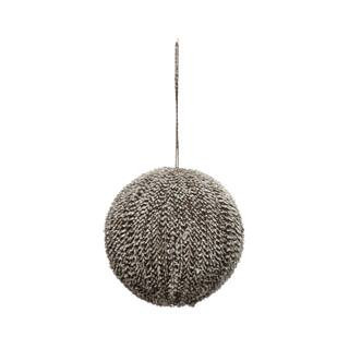 6" Snow Finish Brown Textured Plastic Ball Ornament By Hello Honey | Michaels® | Michaels Stores