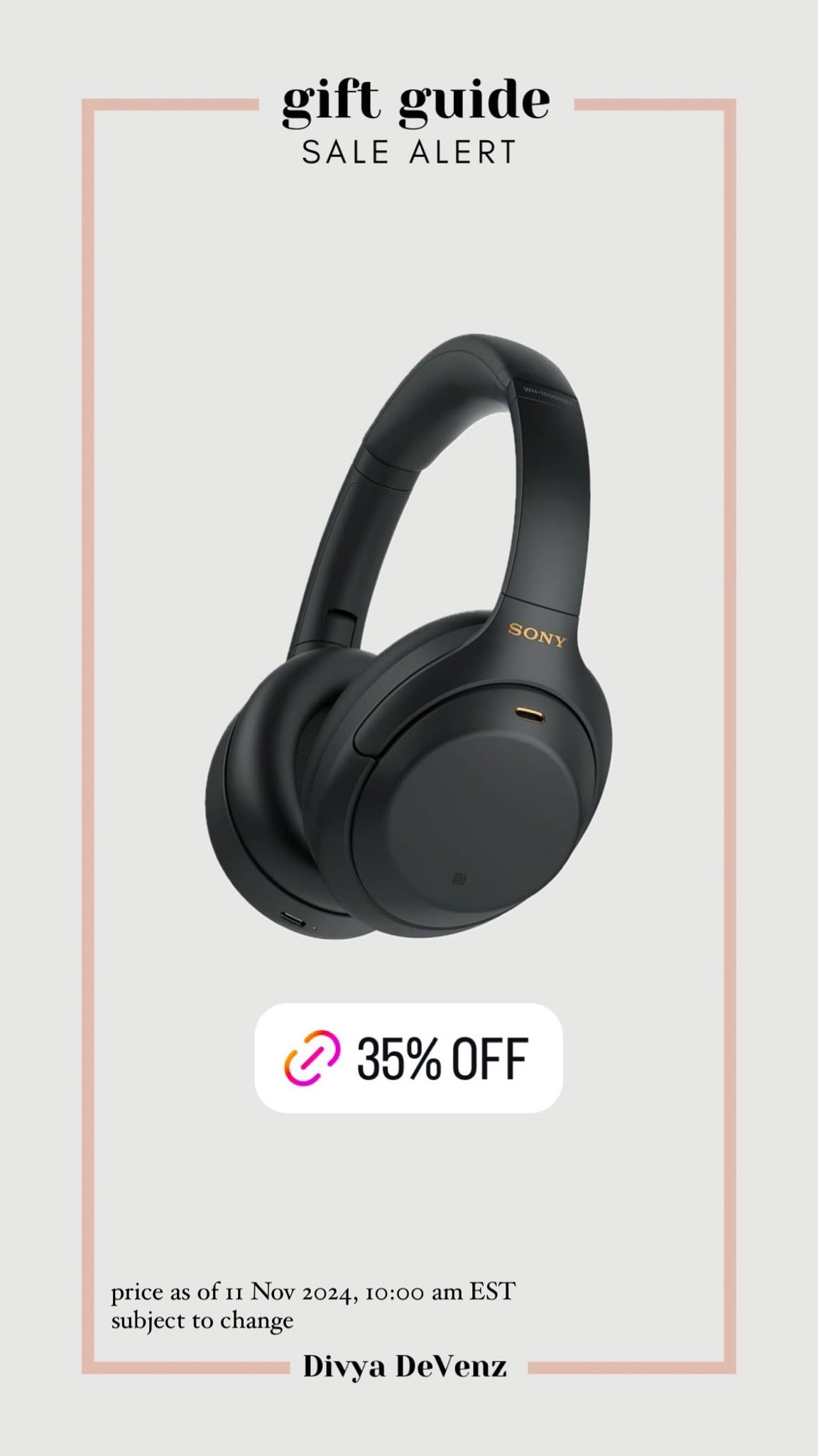 Sony headphones on sale now!

#LTKtravel #LTKgiftguide #LTKsale