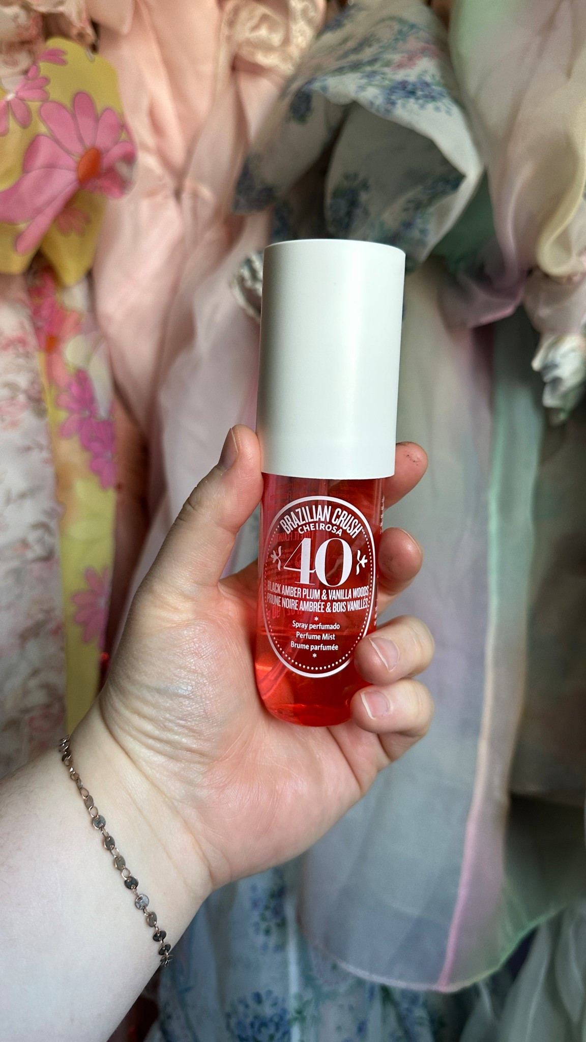 I like to smell good, especially as a plus size girlie we get judged for everything so I have to smell immaculate. This has been one of my favs, it’s so fruity. It reminds me of a tropical vacation. It’s a body and hair mist and it’s so worth it! (See how empty my bottle is 😂) 

#LTKselfcare #LTKPlusSize #LTKBeauty