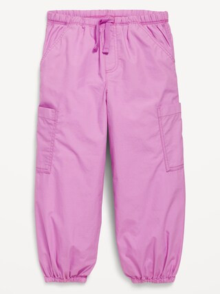 Loose Cargo Poplin Pants for Toddler Girls | Old Navy (US)