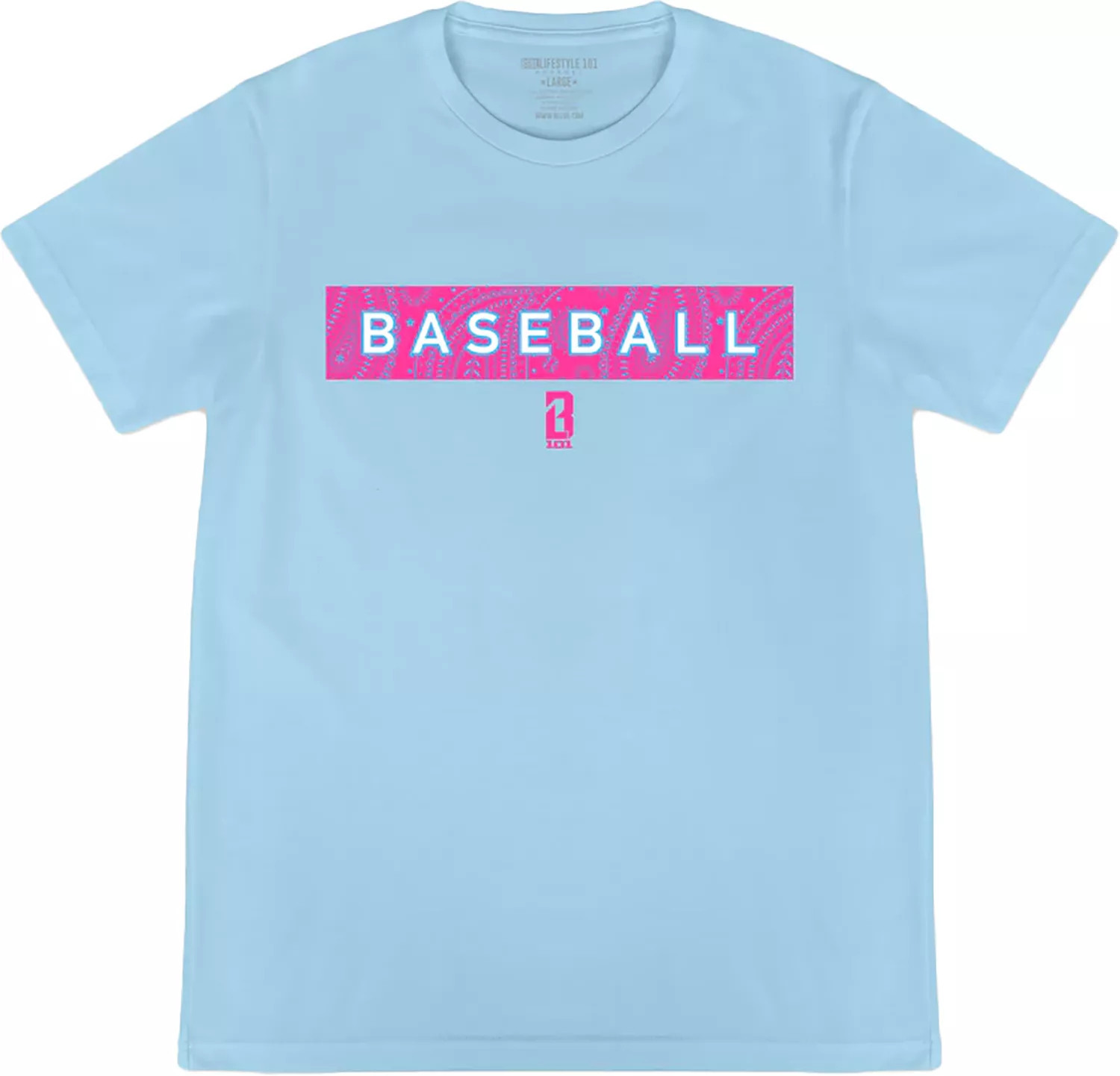 Baseball Lifestyle 101 Men's Paisley Shirt, Large, Blue | DICK'S Sporting Goods