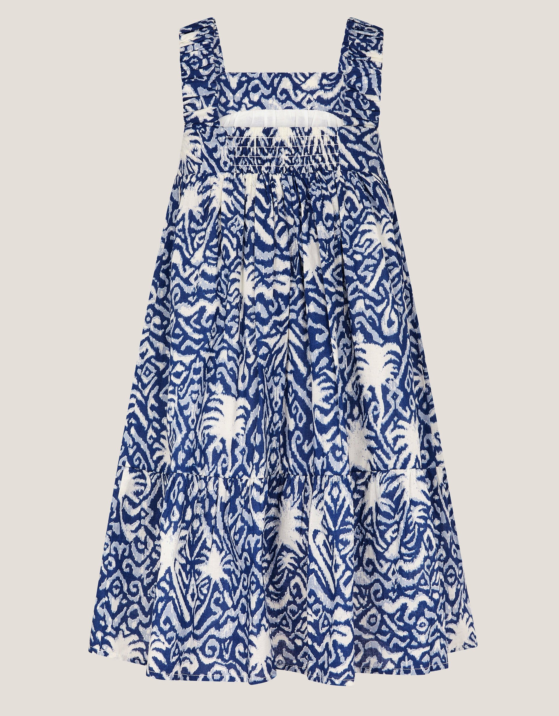 Palm Print Ikat Sundress Blue | Monsoon (UK)