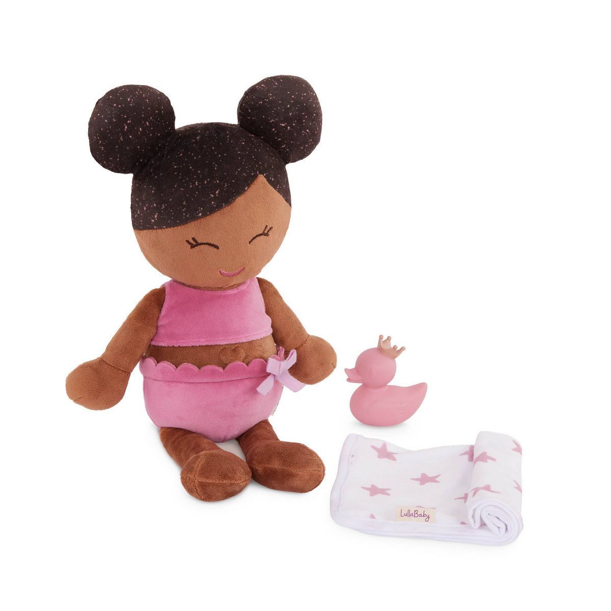 LullaBaby Bath Plush Doll for Real Water Play - Dark-Brown Hair | Target